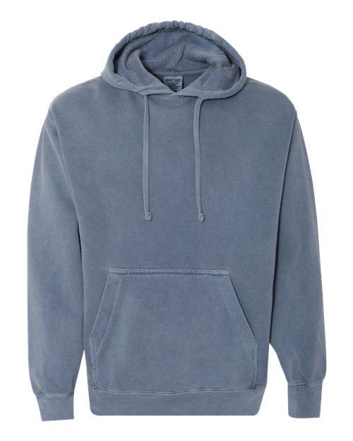 Comfort Colors 1567 — Unisex Garment-Dyed Hooded Sweatshirt — Blue Jean