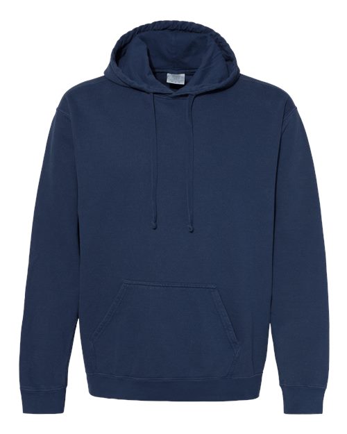 Comfort Colors 1567 — Unisex Garment-Dyed Hooded Sweatshirt — True Navy
