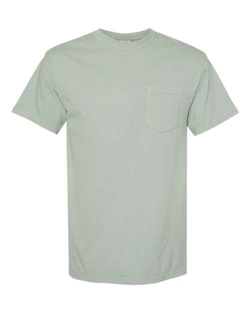 Comfort Colors 6030 — Unisex Garment-Dyed Heavyweight Pocket T-Shirt — Bay