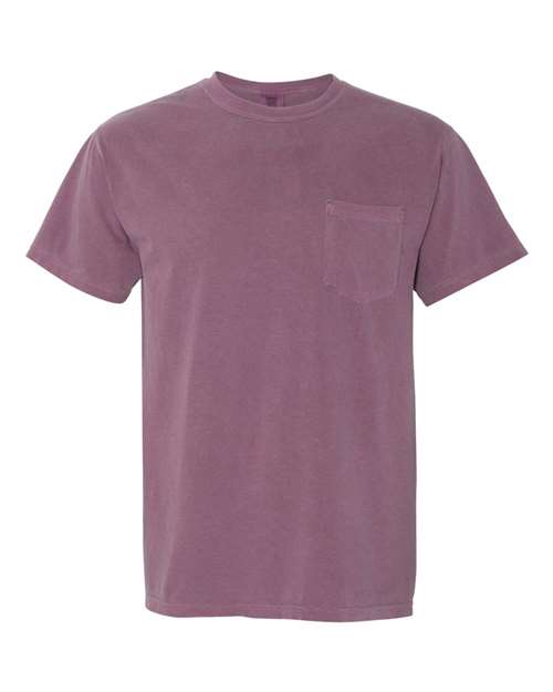 Comfort Colors 6030 — Unisex Garment-Dyed Heavyweight Pocket T-Shirt — Berry