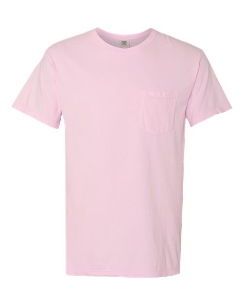 Comfort Colors 6030 — Unisex Garment-Dyed Heavyweight Pocket T-Shirt — Blossom