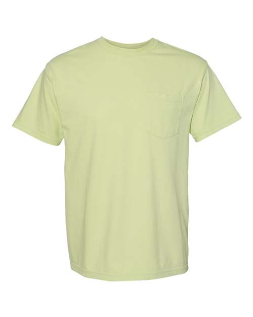 Comfort Colors 6030 — Unisex Garment-Dyed Heavyweight Pocket T-Shirt — Celadon