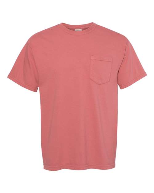 Comfort Colors 6030 — Unisex Garment-Dyed Heavyweight Pocket T-Shirt — Cumin
