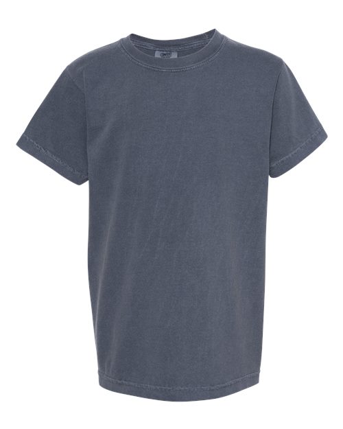 Comfort Colors 9018 — Youth Garment-Dyed Heavyweight T-Shirt — Denim