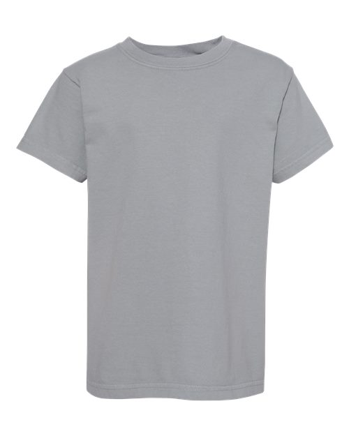 Comfort Colors 9018 — Youth Garment-Dyed Heavyweight T-Shirt — Granite