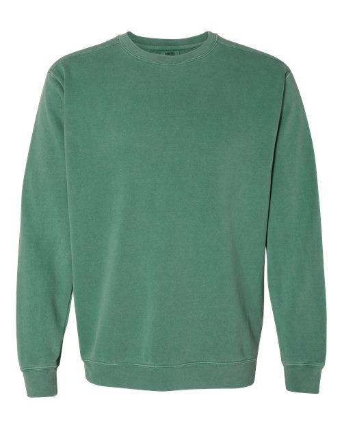 Comfort Colors 1566 — Unisex Garment-Dyed Crewneck Sweatshirt — Light Green