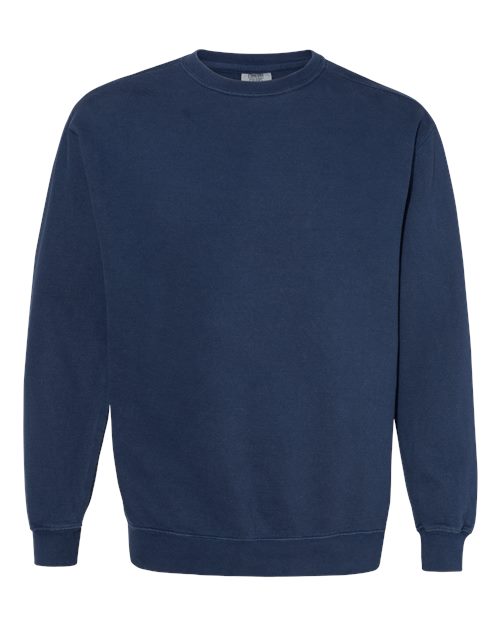 Comfort Colors 1566 — Unisex Garment-Dyed Crewneck Sweatshirt — True Navy