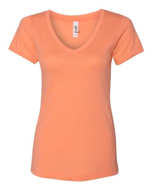 Next Level 1540 — Women's Ideal V-Neck T-Shirt — Light Orange