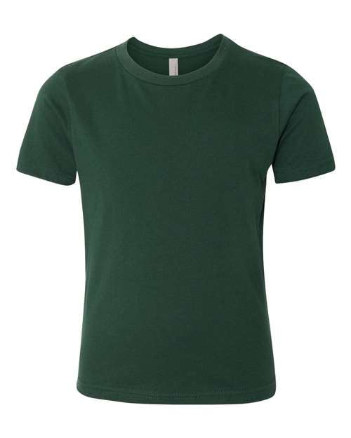 Next Level 3310 — Youth Cotton T-Shirt — Forest Green