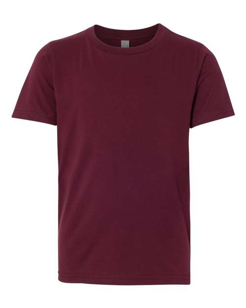 Next Level 3310 — Youth Cotton T-Shirt — Maroon