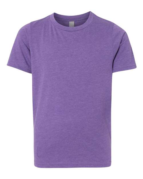 Next Level 3312 — Youth CVC T-Shirt — Purple Rush