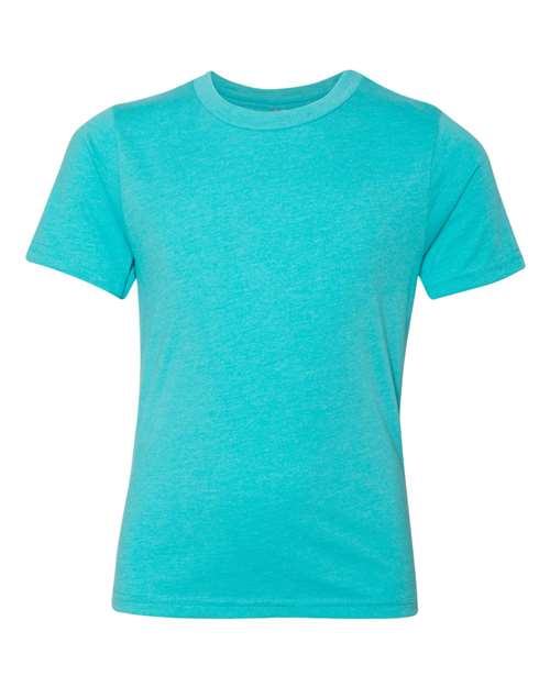 Next Level 3312 — Youth CVC T-Shirt — Tahiti Blue