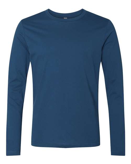 Next Level 3601 — Unisex Cotton Long Sleeve T-Shirt — Cool Blue