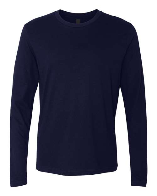 Next Level 3601 — Unisex Cotton Long Sleeve T-Shirt — Midnight Navy