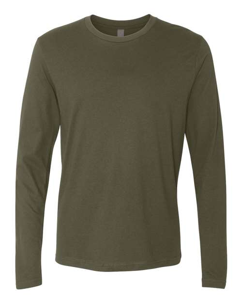 Next Level 3601 — Unisex Cotton Long Sleeve T-Shirt — Military Green