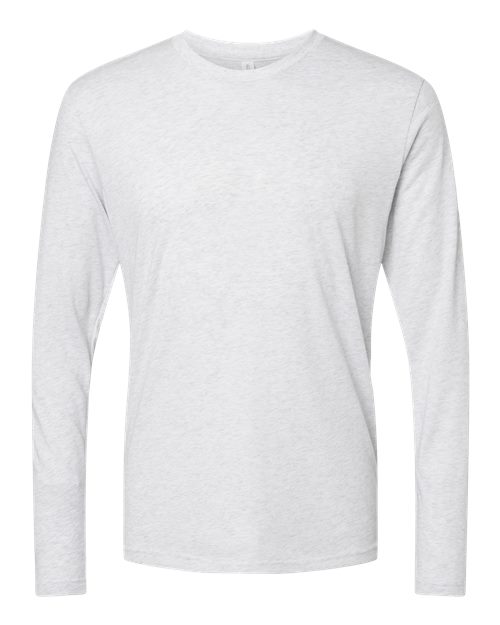 Next Level 6071 — Men's Triblend Long Sleeve T-Shirt — Heather White