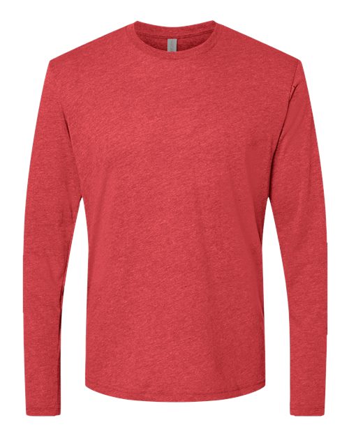 Next Level 6071 — Men's Triblend Long Sleeve T-Shirt — Vintage Red