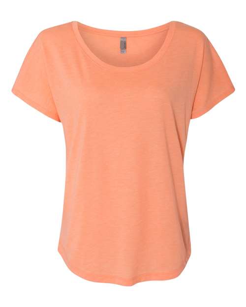 Next Level 6760 — Women’s Triblend Dolman T-Shirt — Vintage Light Orange