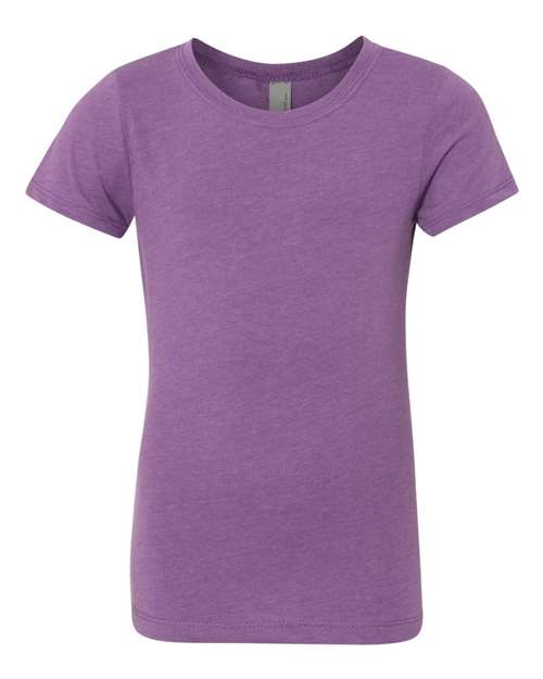 Next Level 3712 — Girls’ CVC Princess T-Shirt — Purple Berry
