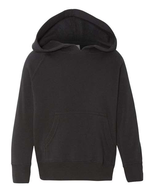 Independent Trading Co. PRM10TSB — Toddler Special Blend Hooded Raglan Sweatshirt — Black