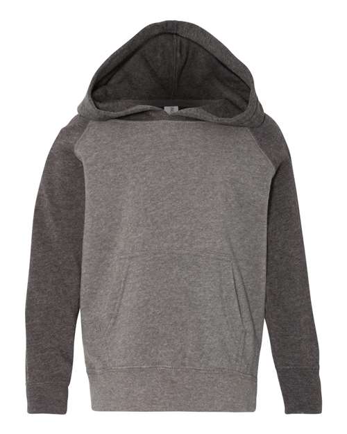Independent Trading Co. PRM10TSB — Toddler Special Blend Hooded Raglan Sweatshirt — Nickel/ Carbon