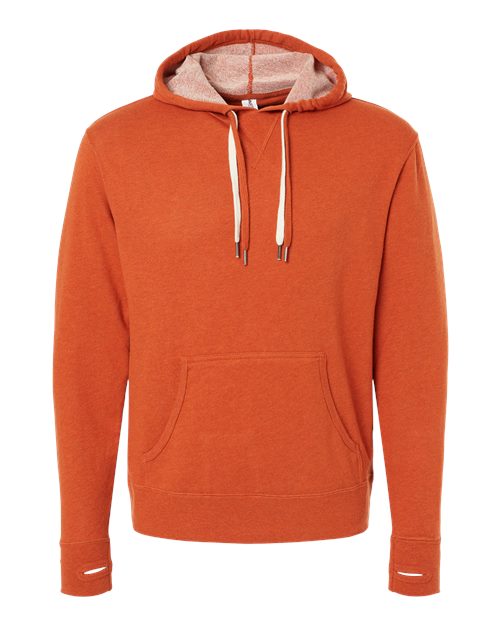 Independent Trading Co. PRM90HT — Unisex Midweight French Terry Hooded Sweatshirt — Burnt Orange Heather