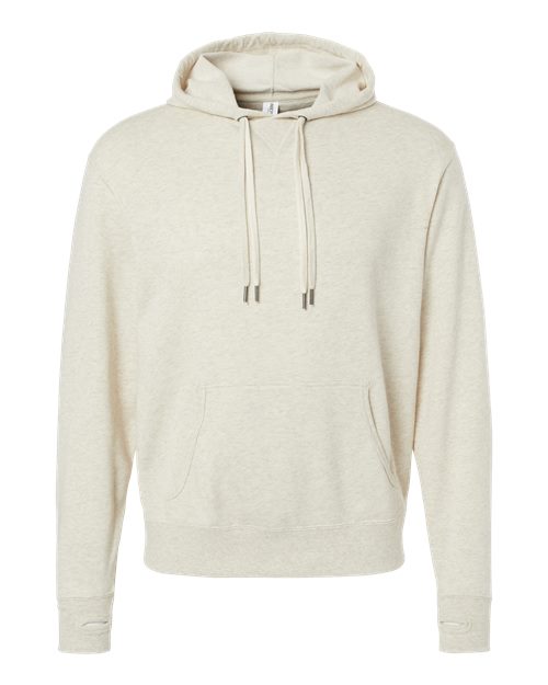 Independent Trading Co. PRM90HT — Unisex Midweight French Terry Hooded Sweatshirt — Oatmeal Heather