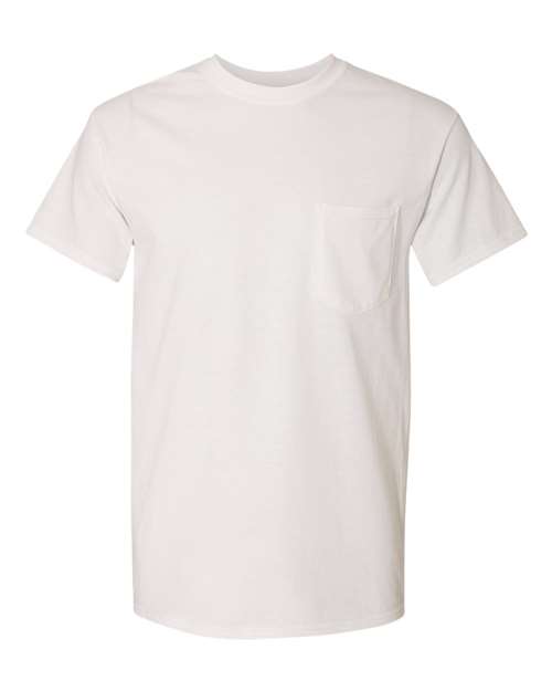 Gildan 5300 — Unisex Heavy Cotton™ Pocket T-Shirt — White