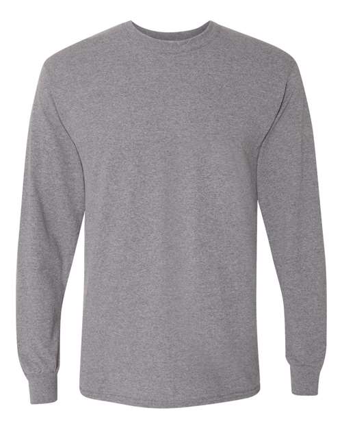 Gildan 8400 — Unisex DryBlend® 50/50 Long Sleeve T-Shirt — Graphite Heather