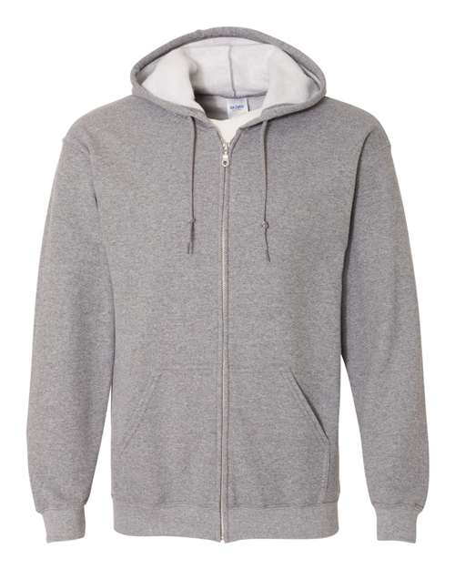 Gildan 18600 — Unisex Heavy Blend™ Full-Zip Hooded Sweatshirt — Graphite Heather