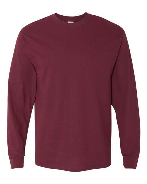 Gildan 5400 — Unisex Heavy Cotton™ Long Sleeve T-Shirt — Maroon