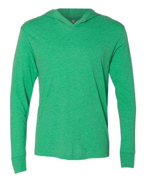 Next Level 6021 — Unisex Triblend Hooded Long Sleeve Pullover T-Shirt — Envy