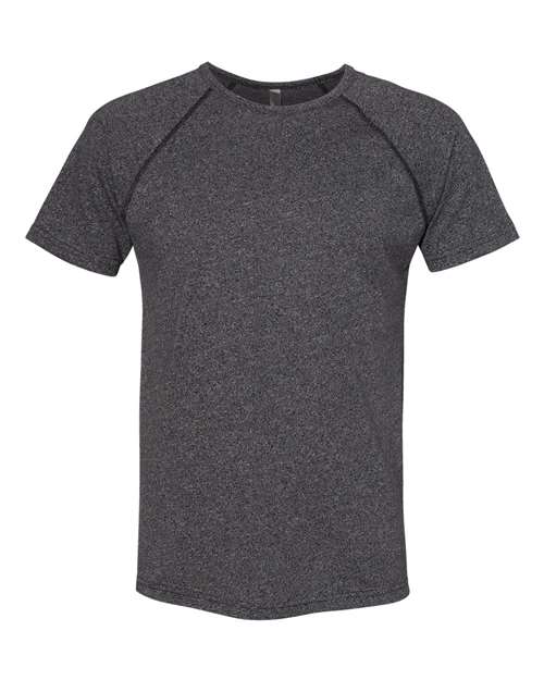 Next Level 2050 — Men's Mock Twist Raglan T-Shirt — Black