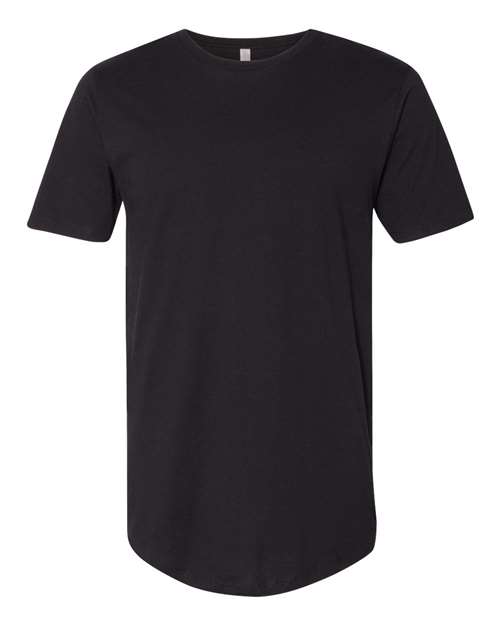 Next Level 3602 — Men's Cotton Long Body T-Shirt — Black