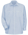 Red Kap SL10T — Men's Tall Industrial Stripe Work Shirt — main view