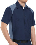Red Kap SP28T — Men's Tall Short Sleeve Motorsports Shirt — main view