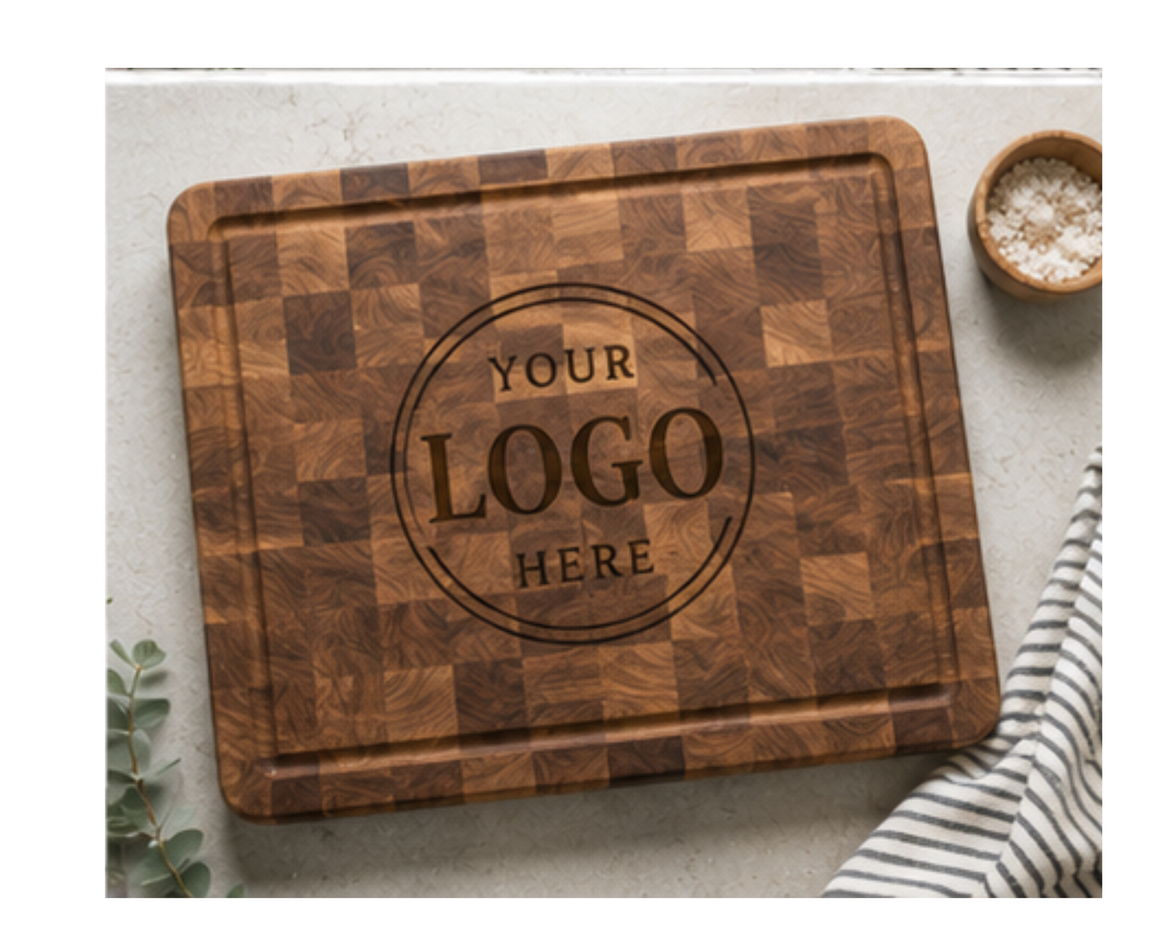 Custom Logo Engraved Cutting Board | Corporate Gift | Realtor Closing Gift |  Personalized Wedding Gift