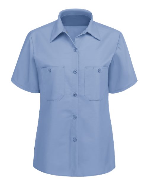 Red Kap SP23 — Women's Industrial Work Shirt — Light Blue