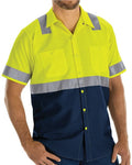 Red Kap SY24 — Men's Enhanced & Hi-Visibility Work Shirt — main view