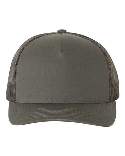 YP Classics 6506 — Five-Panel Retro Trucker Cap — Charcoal