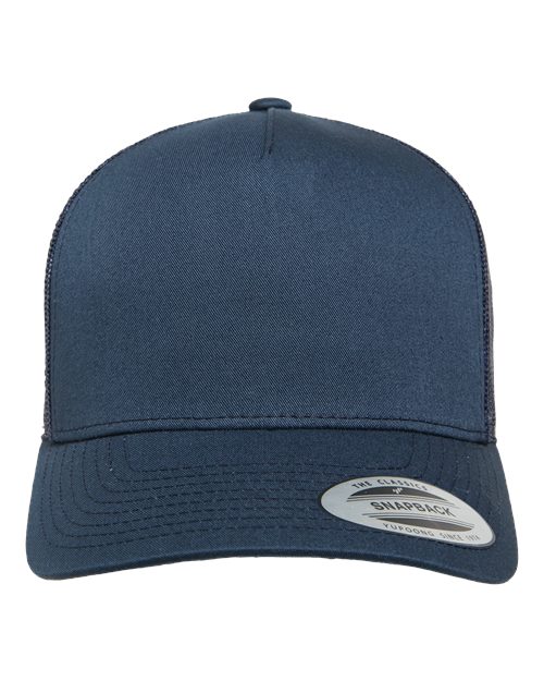 YP Classics 6506 — Five-Panel Retro Trucker Cap — Navy