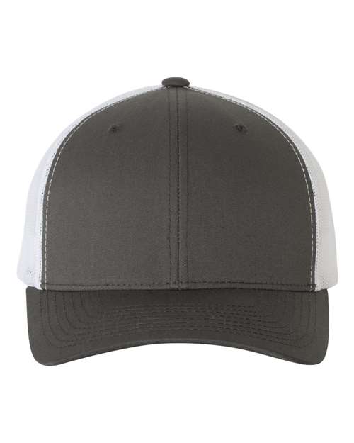 YP Classics 6606 — Retro Trucker Cap — Charcoal/ White