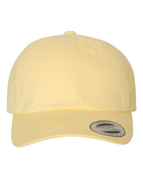 YP Classics 6245PT — Peached Cotton Twill Dad Hat — Yellow