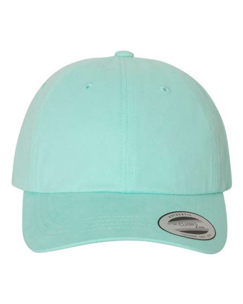 YP Classics 6245PT — Peached Cotton Twill Dad Hat — Diamond Blue