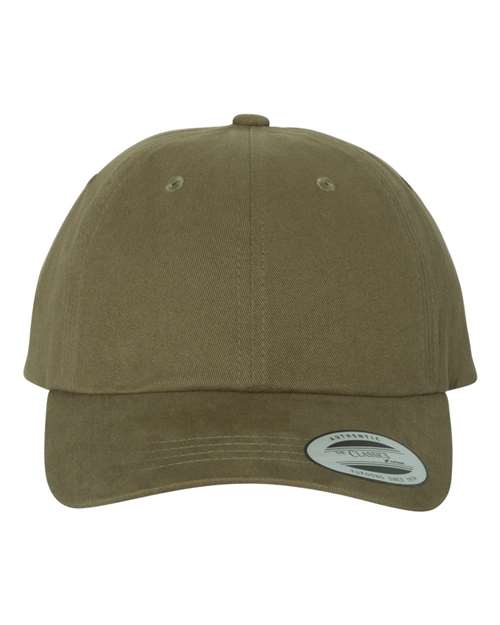 YP Classics 6245PT — Peached Cotton Twill Dad Hat — Loden