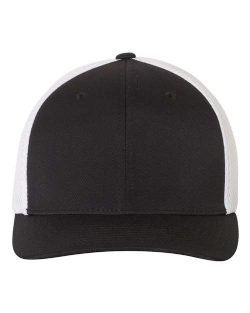 Flexfit 6533 — Ultrafiber Mesh Cap — Black/ White