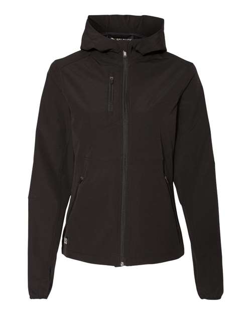 DRI DUCK 9411 — Women's Ascent Soft Shell Hooded Jacket — Black
