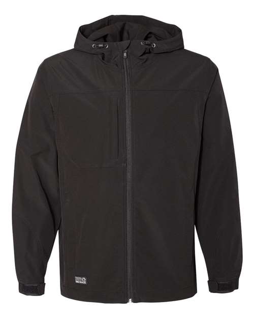 DRI DUCK 5310 — Men's Apex Soft Shell Hooded Jacket — Black