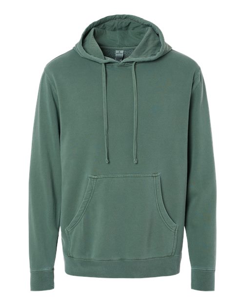 Independent Trading Co. PRM4500 — Unisex Midweight Pigment-Dyed Hooded Sweatshirt — Pigment Alpine Green
