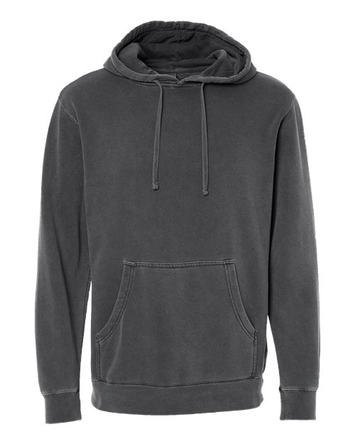 Independent Trading Co. PRM4500 — Unisex Midweight Pigment-Dyed Hooded Sweatshirt — Pigment Black